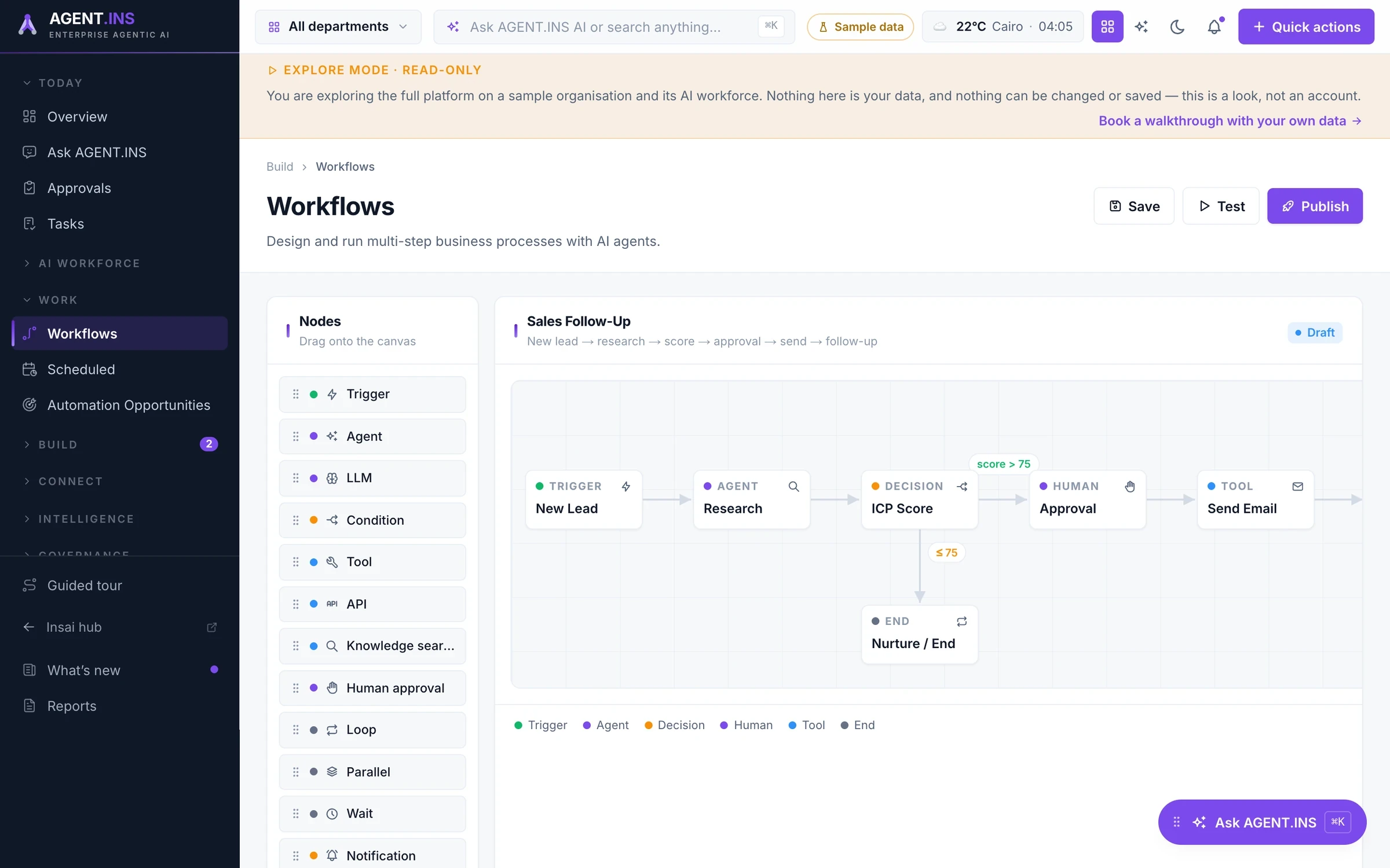 Workflow builder