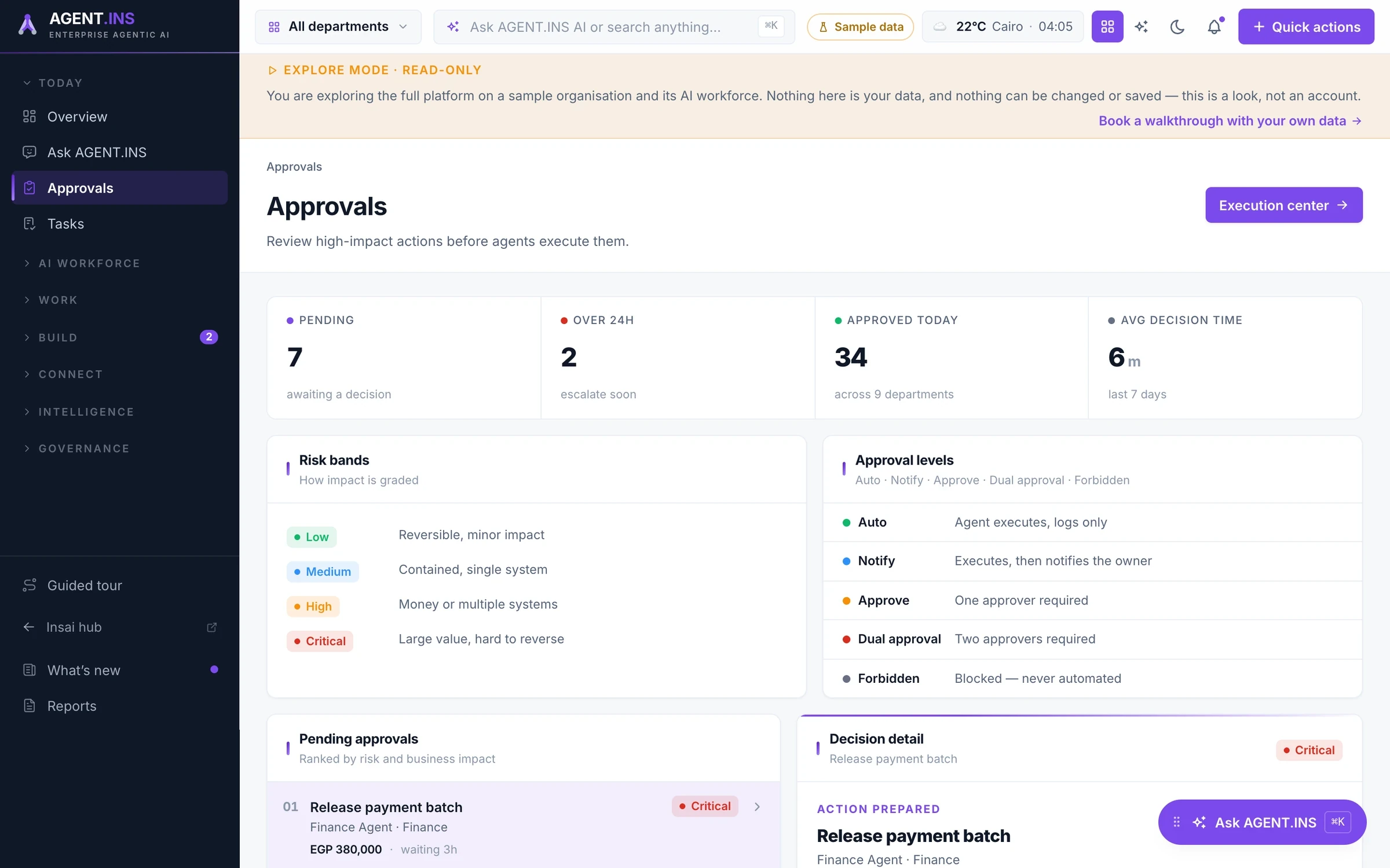 Human-in-the-loop approvals